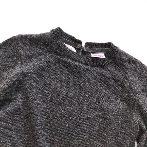 ZARA light knit/stripe mix dress EUC 18-24 months - Picture 2 of 5